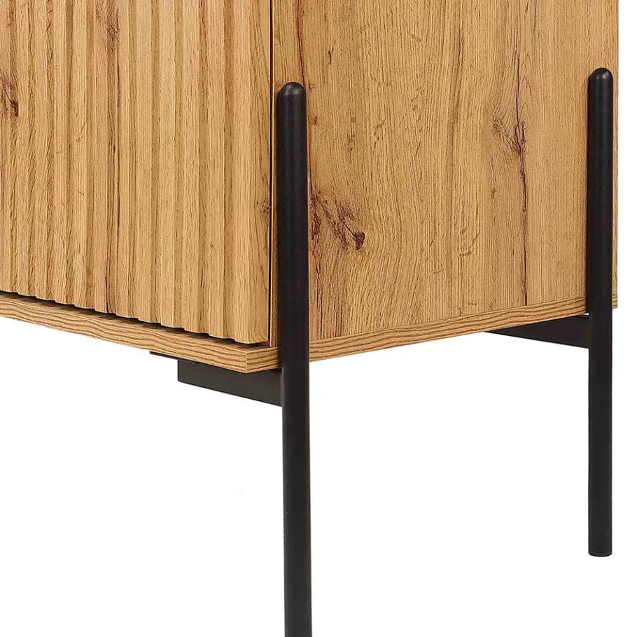 Best Wohnen 4-türiges Sideboard im Skandi Design - Elastian