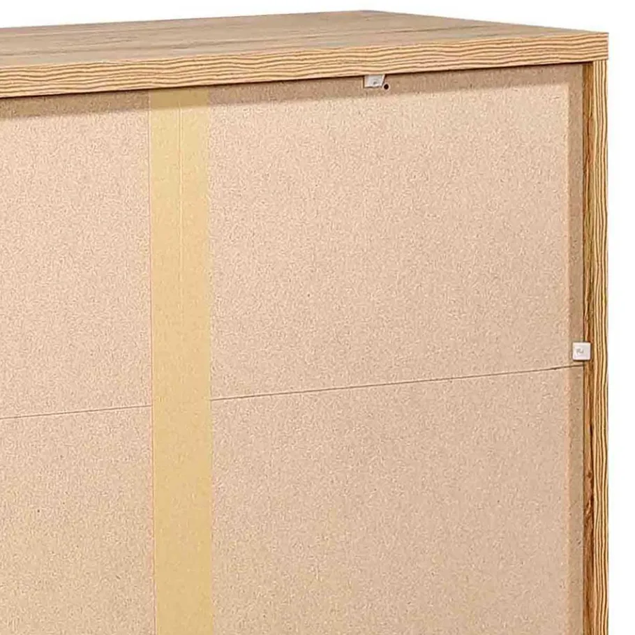 Best Wohnen 4-türiges Sideboard im Skandi Design - Elastian