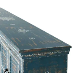 Hot Wohnen 6-türiges Sideboard in Blau - Enrossino
