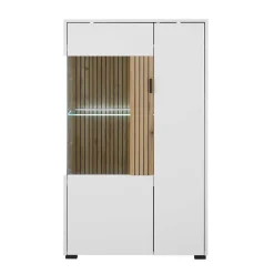Wohnen TV Anbauwand Set modern - Nenaloro (vierteilig)
