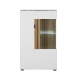 Wohnen TV Anbauwand Set modern - Nenaloro (vierteilig)