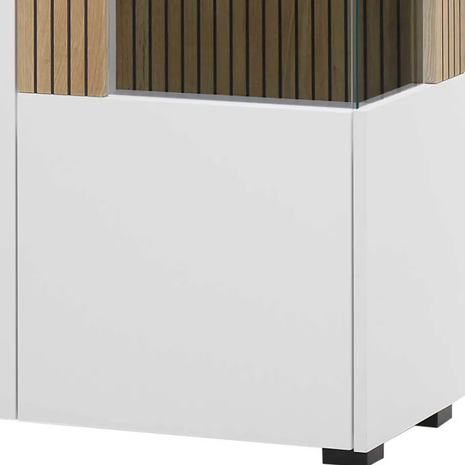 Wohnen TV Anbauwand Set modern - Nenaloro (vierteilig)
