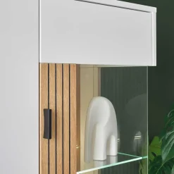 Wohnen TV Anbauwand Set modern - Nenaloro (vierteilig)