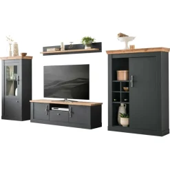 Sale Wohnen TV Anbauwand Wohnzimmermöbel Set - Lionel (vierteilig)