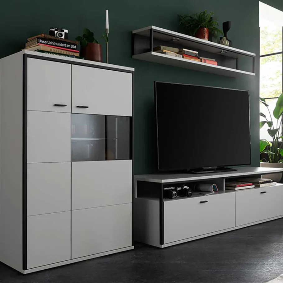 Sale Wohnen TV Anbauwand-Möbel als Set - Loazin (dreiteilig)