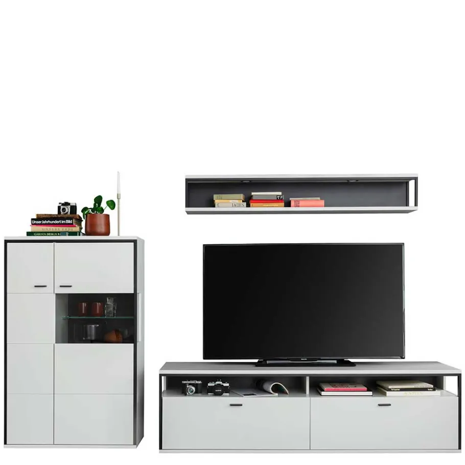 Sale Wohnen TV Anbauwand-Möbel als Set - Loazin (dreiteilig)