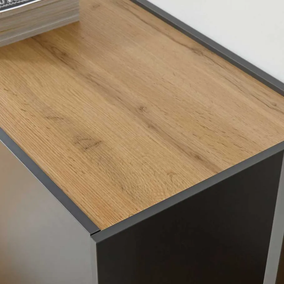 Hot Wohnen TV Board & Wandpaneel Set - Ahilav (zweiteilig)