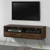 Sale Wohnen TV Board in brauner Holzoptik - Hamidy