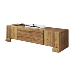 Hot Wohnen TV Board Vaskov aus Wildeiche Massivholz