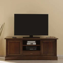 New Wohnen TV Kommode in Walnussfarben Antik - Istefanio