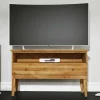 Outlet Wohnen TV Kommode Masdamos aus Wildeiche massiv geölt