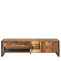 Discount Wohnen TV Lowboard aus Recyclingholz & Metall - Acira