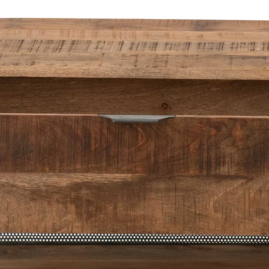 Discount Wohnen TV Lowboard aus Recyclingholz & Metall - Acira