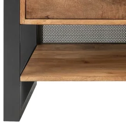 Discount Wohnen TV Lowboard aus Recyclingholz & Metall - Acira