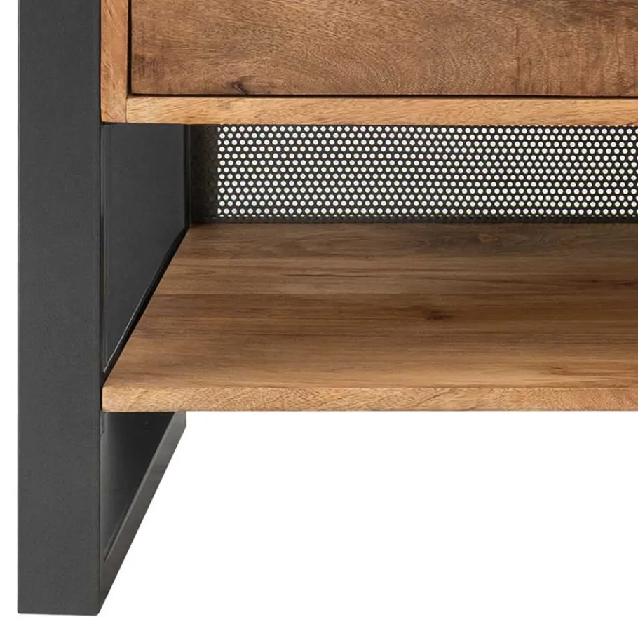 Discount Wohnen TV Lowboard aus Recyclingholz & Metall - Acira
