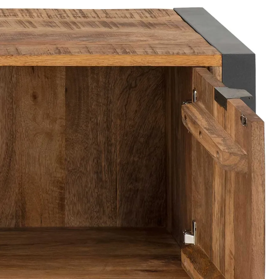 Discount Wohnen TV Lowboard aus Recyclingholz & Metall - Acira
