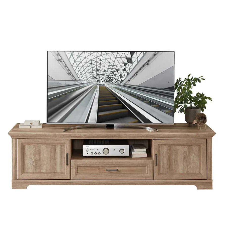 Online Wohnen TV Lowboard in Eiche Holzoptik - Barack