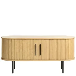 Clearance Wohnen TV Lowboard in ovalem Design - Teorina