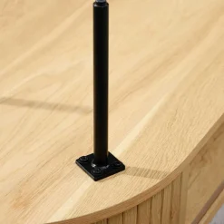 Clearance Wohnen TV Lowboard in ovalem Design - Teorina