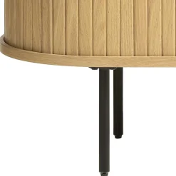 Clearance Wohnen TV Lowboard in ovalem Design - Teorina