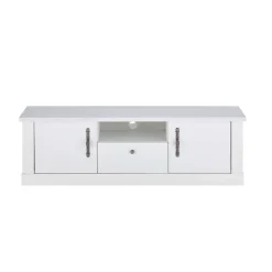 Sale Wohnen TV Lowboard in weißer Holzoptik Pinie - Liancos