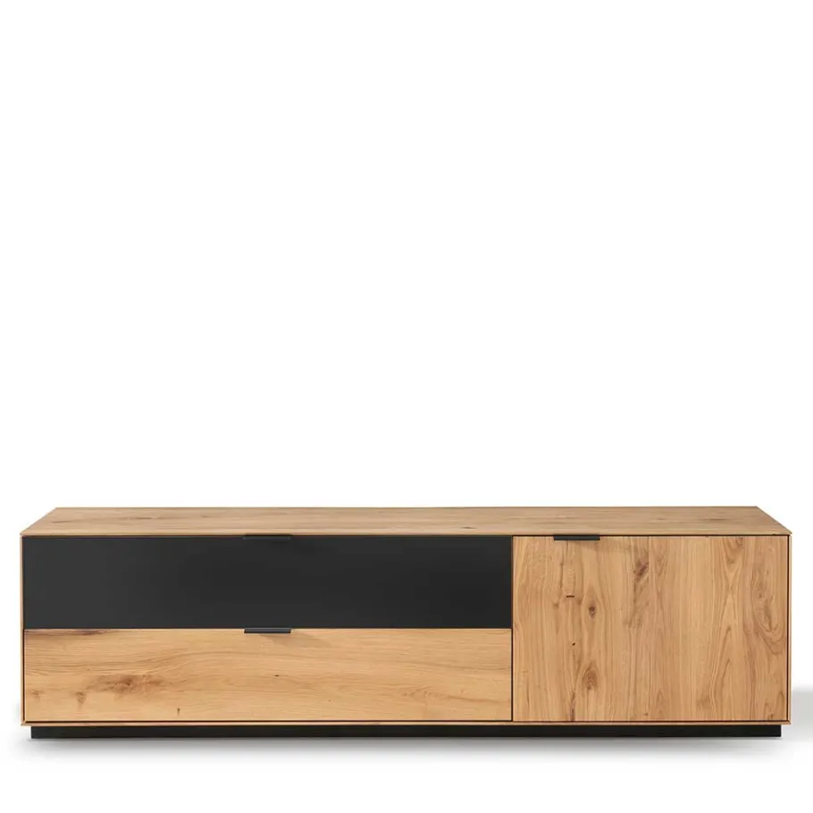 Online Wohnen TV Lowboard in Wildeiche und Anthrazit - Kantino
