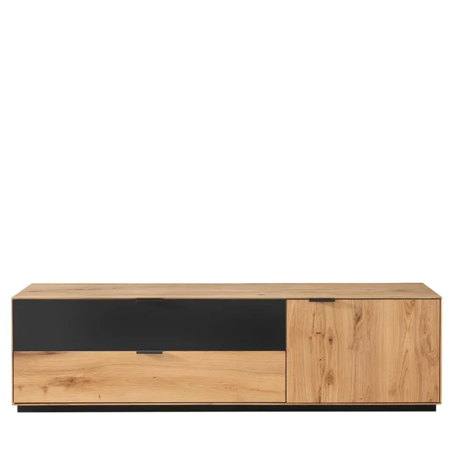 Online Wohnen TV Lowboard in Wildeiche und Anthrazit - Kantino