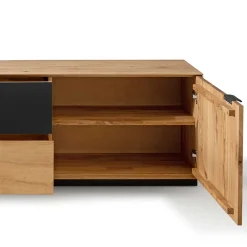 Online Wohnen TV Lowboard in Wildeiche und Anthrazit - Kantino