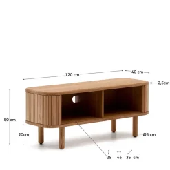 Clearance Wohnen TV Lowboard mit Schiebetüren - Calming