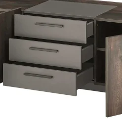 Sale Wohnen TV Lowboard und zwei Hängeschränke Set - Mundo (dreiteilig)