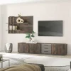 Hot Wohnen TV Unterschrank & Wandboard Set - Mundo (zweiteilig)