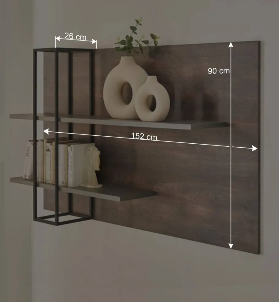 Hot Wohnen TV Unterschrank & Wandboard Set - Mundo (zweiteilig)