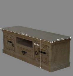 Online Wohnen TV Unterschrank im Shabby Chic Stil - Abid