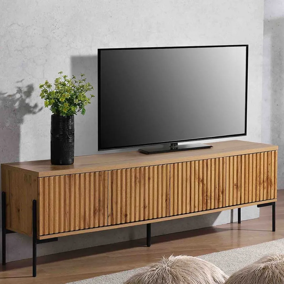 New Wohnen TV Unterschrank im Skandi Design - Elastian