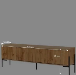 New Wohnen TV Unterschrank im Skandi Design - Elastian