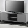 Hot Wohnen TV Unterschrank in Grau mit Schwarz - Lagista