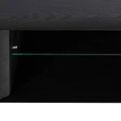 Outlet Wohnen TV Unterschrank in Schwarz aus Eiche - Arathan