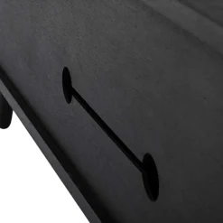 Outlet Wohnen TV Unterschrank in Schwarz aus Eiche - Arathan