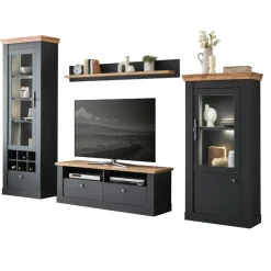 Online Wohnen TV Wohnwandmöbel 297 cm breit - Lionel (vierteilig)
