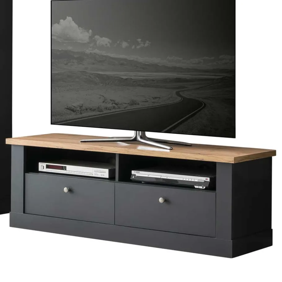 Online Wohnen TV Wohnwandmöbel 297 cm breit - Lionel (vierteilig)