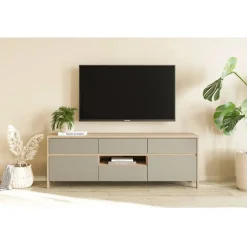 Hot Wohnen TV-Board in Eukalyptus und Eiche Optik - Promo