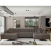 New Wohnen U-Design Wohnlandschaft mit Schlaffunktion - Klevani
