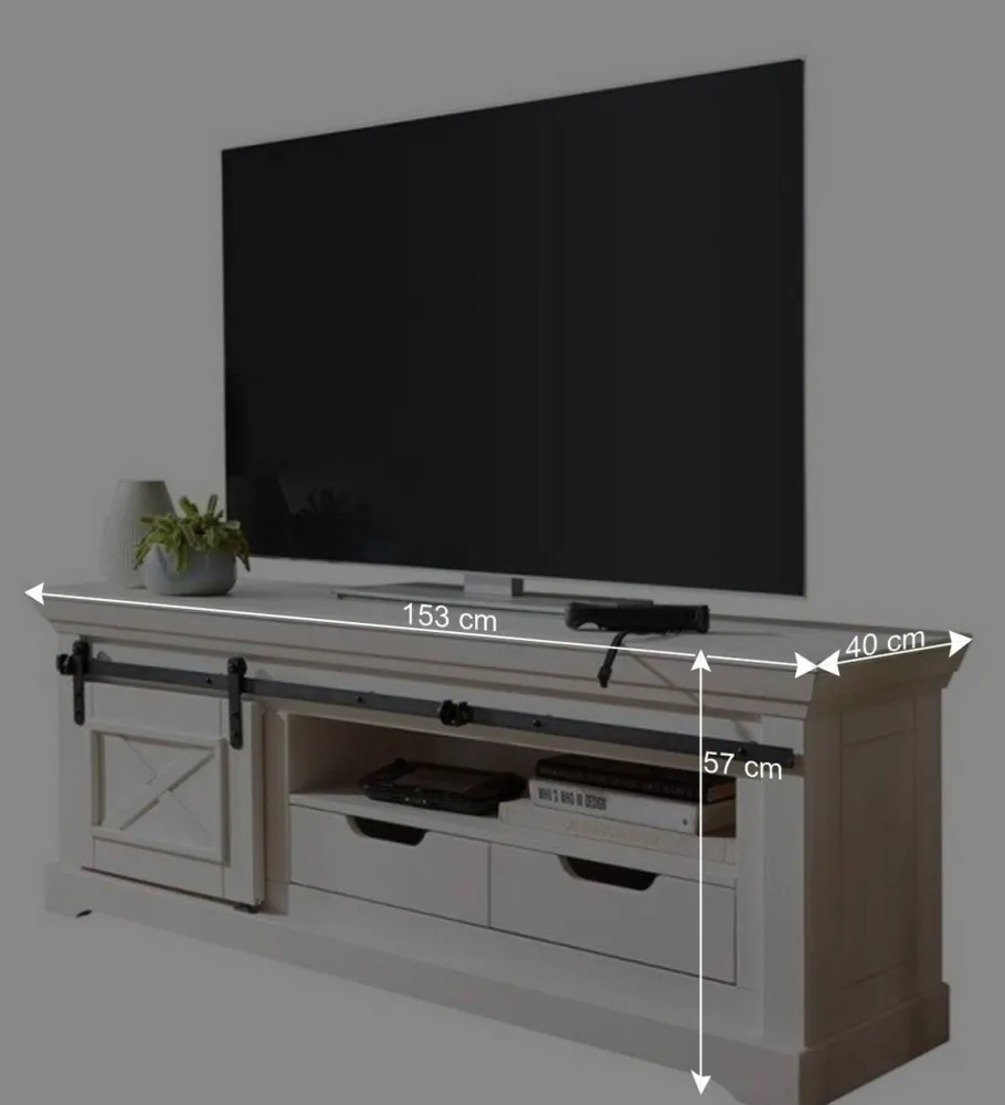 Clearance Wohnen Unterschrank für TV mit Schiebetür - Kuito