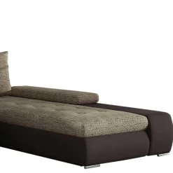Clearance Wohnen U-Schlafcouch in Beige und Dunkelbraun - Driften
