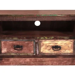 Clearance Wohnen Used Look TV Board aus Altholz Jamaica im Shabby Chic