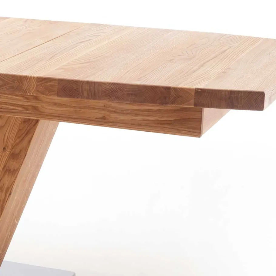 Wohnen Verlängerbarer Bootsdesign Tisch aus Wildeiche - Peng
