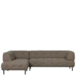 Best Wohnen Viersitzer Ecksofa in Dunkelbraun - Marus