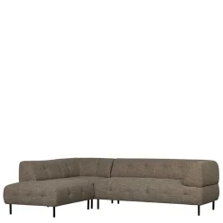 Best Wohnen Viersitzer Ecksofa in Dunkelbraun - Marus