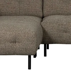 Best Wohnen Viersitzer Ecksofa in Dunkelbraun - Marus