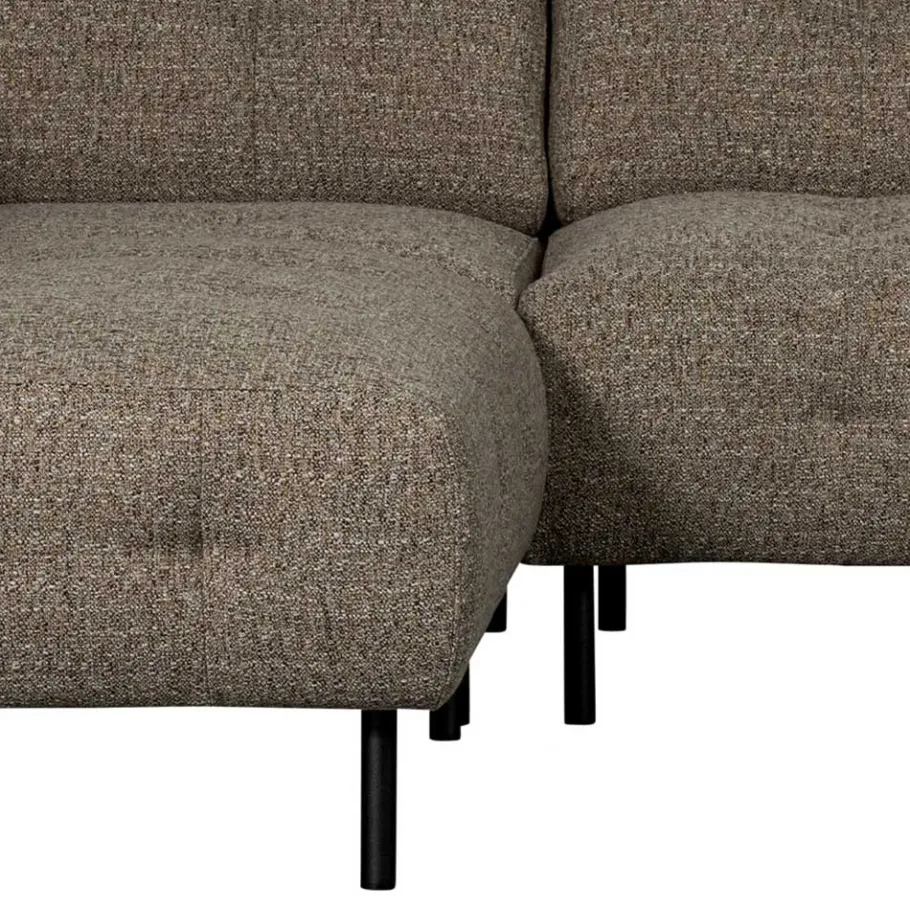 Best Wohnen Viersitzer Ecksofa in Dunkelbraun - Marus